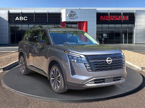 Gun Metallic 2026 Nissan Pathfinder Platinum