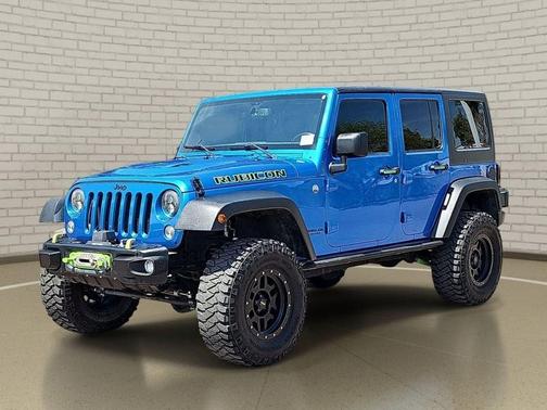 Hydro Blue Pearlcoat 2016 Jeep Wrangler Unlimited Rubicon