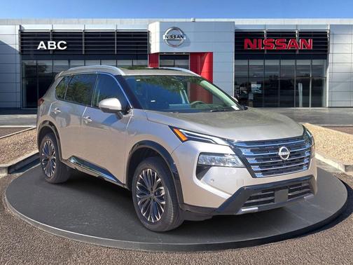 Champagne Silver Metallic 2026 Nissan Rogue Platinum