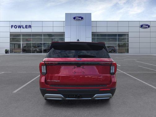 Rapid Red Metallic Tinted Clearcoat 2026 Ford Explorer Platinum