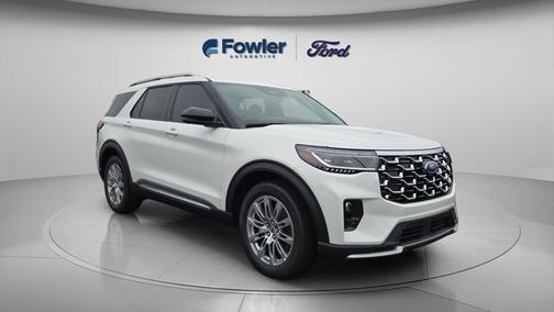 Star White 2026 Ford Explorer Platinum