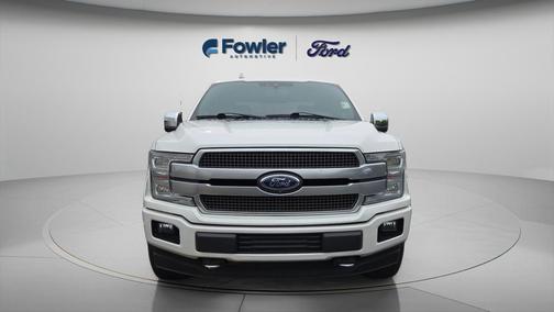 White Platinum Clearcoat Metallic 2019 Ford F-150 Platinum