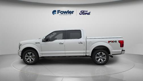 White Platinum Clearcoat Metallic 2019 Ford F-150 Platinum