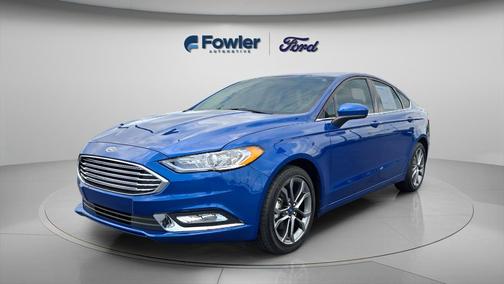 Lightning Blue 2017 Ford Fusion S