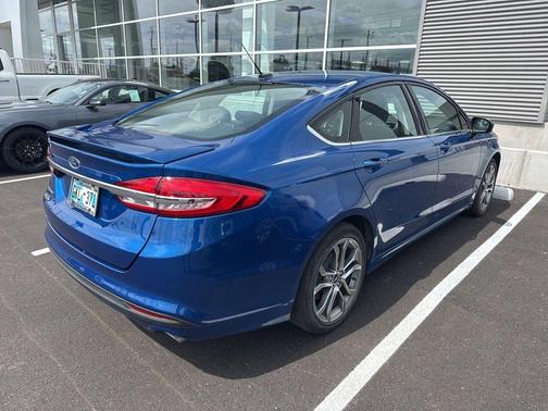 Lightning Blue 2017 Ford Fusion S