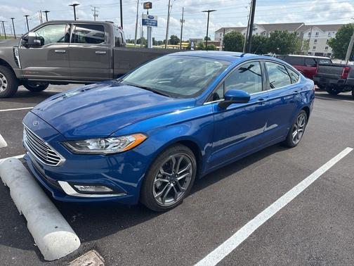 Lightning Blue 2017 Ford Fusion S