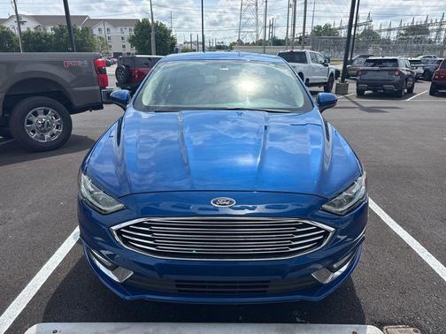 Lightning Blue 2017 Ford Fusion S
