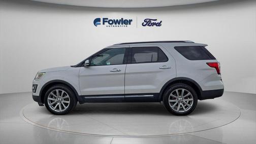 White Platinum 2017 Ford Explorer Limited