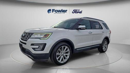 White Platinum 2017 Ford Explorer Limited