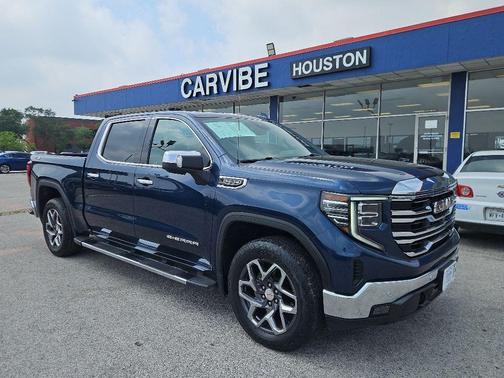 Pacific Blue Metallic 2022 GMC Sierra 1500 SLT