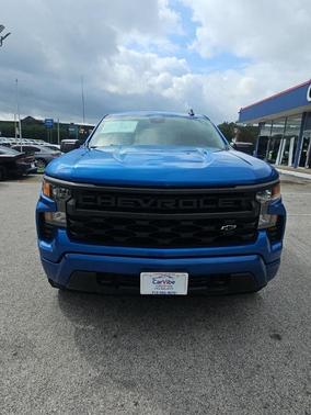 Glacier Blue Metallic 2022 Chevrolet Silverado 1500 Custom