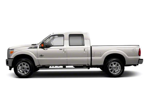 White Platinum Metallic Tri-Coat 2012 Ford F-250 Lariat