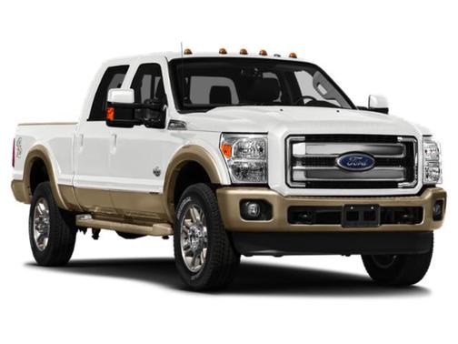White Platinum Metallic Tri-Coat 2012 Ford F-250 Lariat