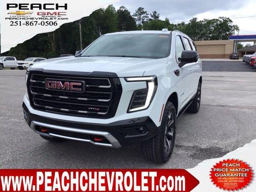 Summit White 2026 GMC Yukon 4WD AT4 Ultimate