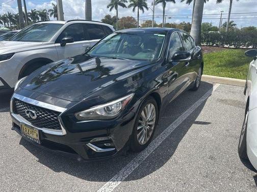Black Obsidian 2019 INFINITI Q50 3.0t LUXE