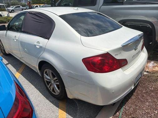 Moonlight White 2013 INFINITI G37x Base