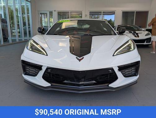 Arctic White 2023 Chevrolet Corvette Stingray w/3LT