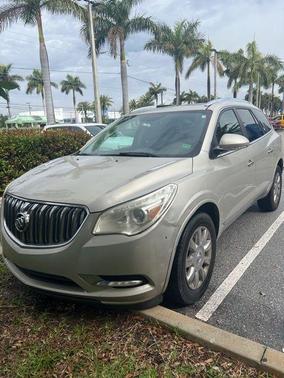 Champagne Silver 2014 Buick Enclave Leather
