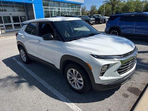 Summit White 2024 Chevrolet Trailblazer LS