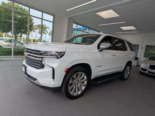 Summit White 2023 Chevrolet Tahoe Premier