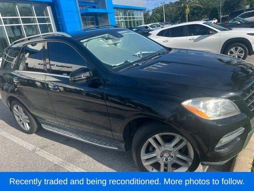Black 2015 Mercedes-Benz M-Class ML 350 4MATIC