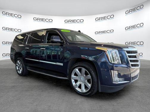 Dark Adriatic Blue Metallic 2018 Cadillac Escalade ESV Luxury