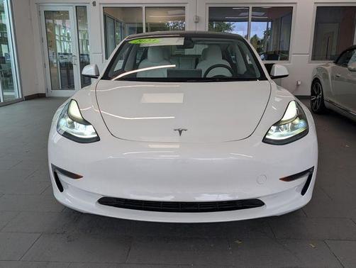 White Pearl 2023 Tesla Model 3 Base