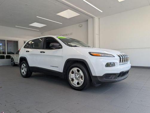 Bright White Clearcoat 2015 Jeep Cherokee Sport