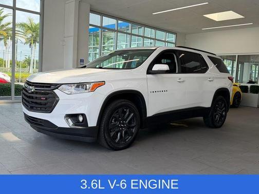 Summit White 2021 Chevrolet Traverse RS