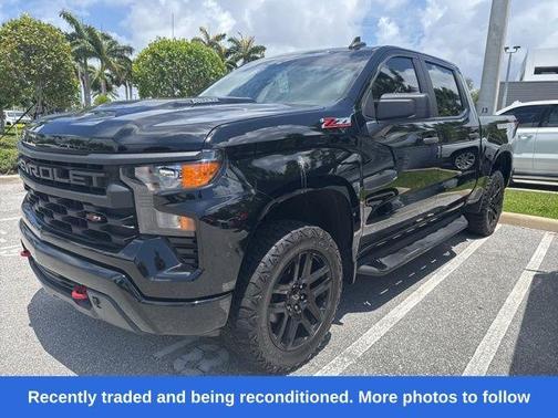 Black 2022 Chevrolet Silverado 1500 Custom Trail Boss