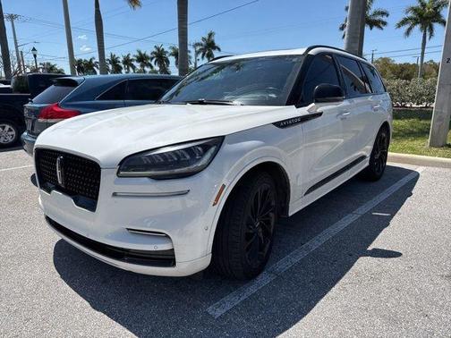 Pristine White 2022 Lincoln Aviator Reserve RWD