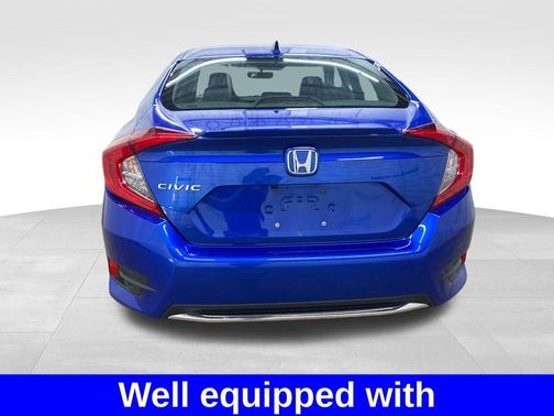 Aegean Blue Metallic 2020 Honda Civic EX-L