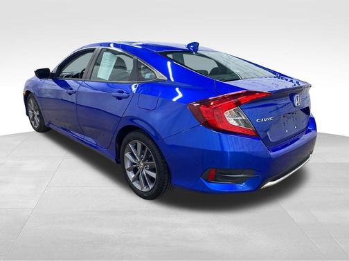 Aegean Blue Metallic 2020 Honda Civic EX-L