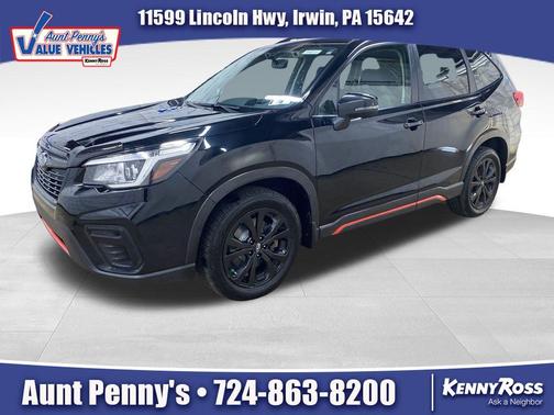 Crystal Black Silica 2019 Subaru Forester Sport