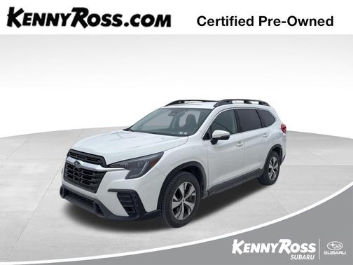 Crystal White Pearl 2023 Subaru Ascent Premium 8-Passenger