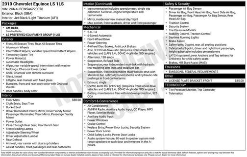 2010 Chevrolet Equinox LS