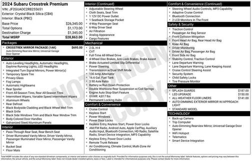 2024 Subaru Crosstrek Premium