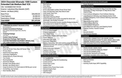 2024 Chevrolet Silverado 1500 Custom