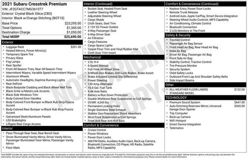 2021 Subaru Crosstrek Premium