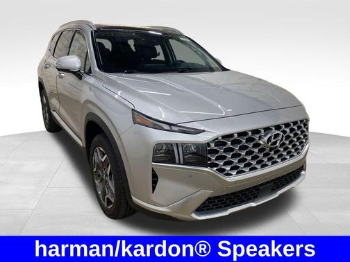 Shimmering Silver 2021 Hyundai SANTA FE HEV Limited