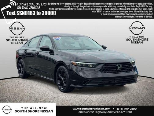 Crystal Black Pearl 2025 Honda Accord SE