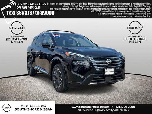 Black 2026 Nissan Rogue Platinum