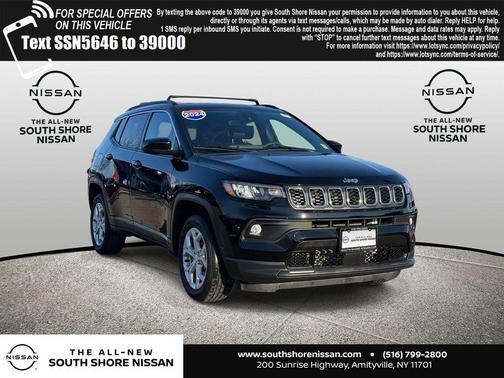 Diamond Black 2024 Jeep Compass Latitude