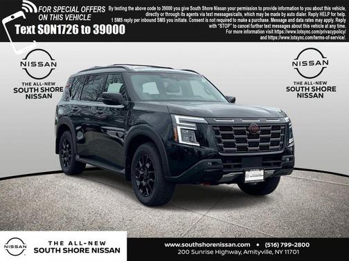Black 2026 Nissan Armada PRO-4X
