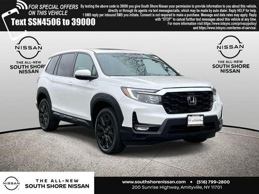 Platinum White Pearl 2023 Honda Passport EX-L