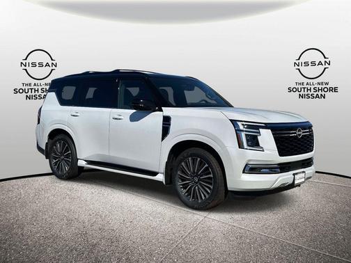 White / Black 2026 Nissan Armada Platinum Reserve
