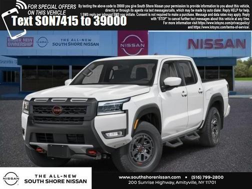 Glacier White 2026 Nissan Frontier PRO-4X