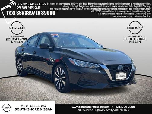 Black 2023 Nissan Sentra SV