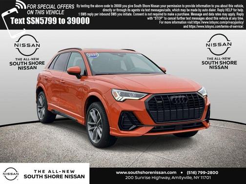 Pulse Orange 2025 Audi Q3 45 S line Premium
