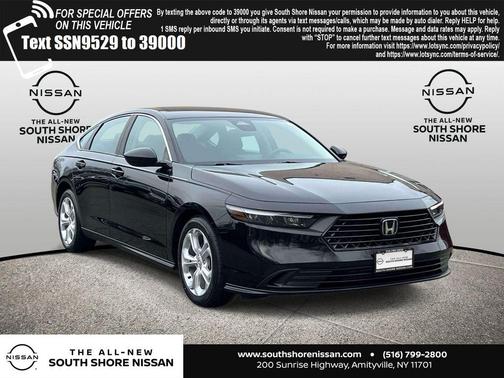 Black 2025 Honda Accord LX